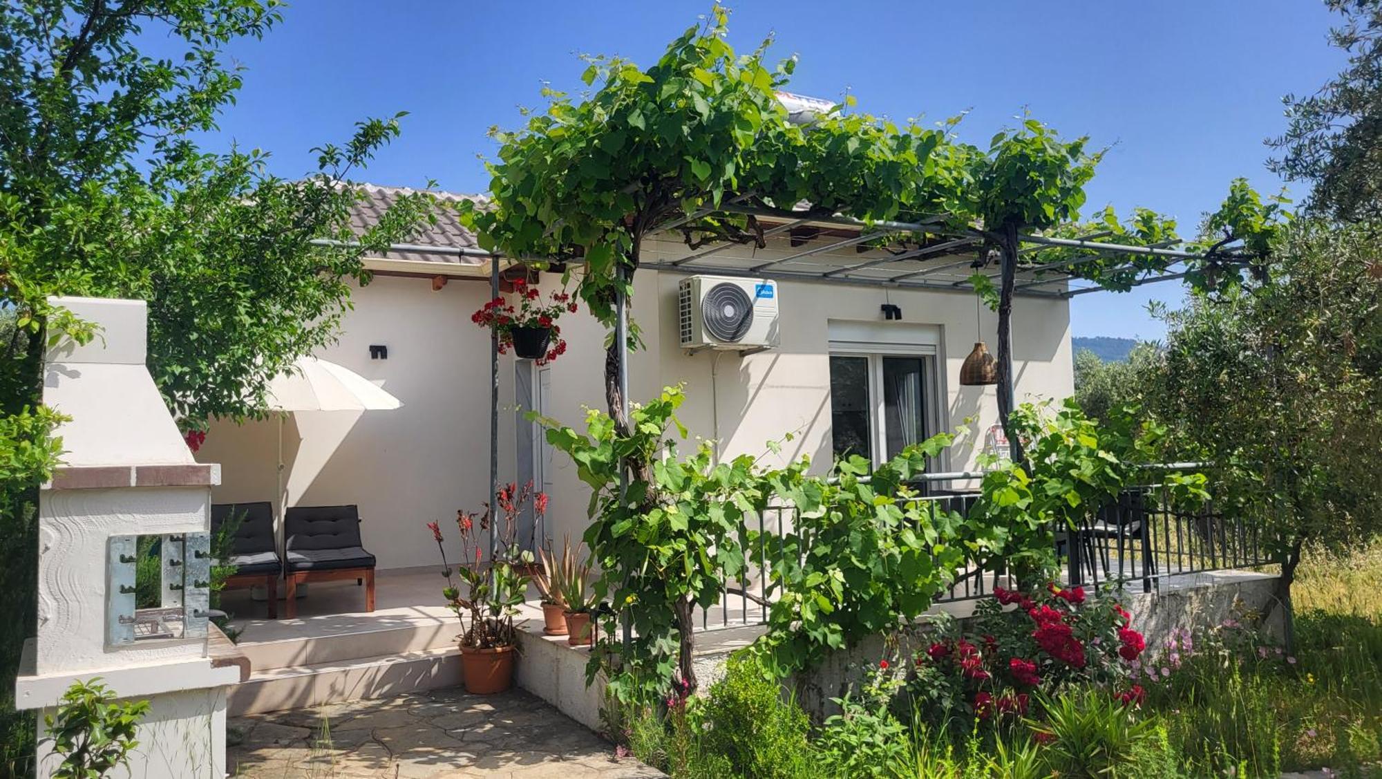Ioannis Houses - Gemuetliches Ferienhaus Im Olivenhain Skala Potamia  Habitación foto